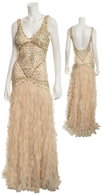 Sue Wong gown with a roaring 20's feel, via Stylebug